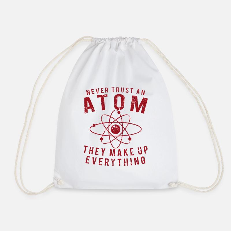 Atom - Turnbeutel - Weiß