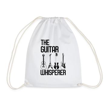 The Guitar Whisperer - Turnbeutel - Weiß - Vorne