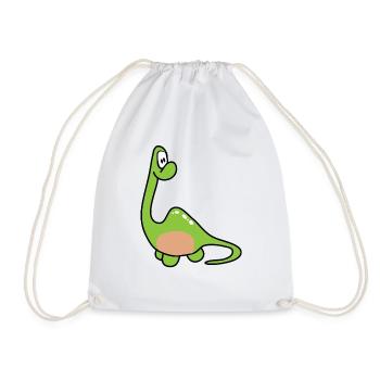 Dinosaures enfants Dino - Sac de sport léger - blanc - Devant