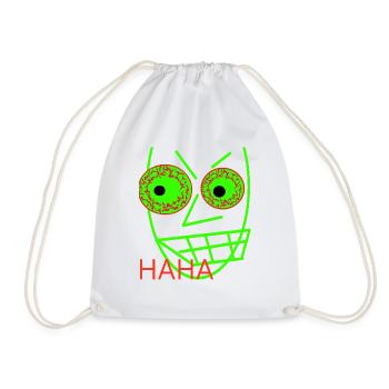 Drôle de sort pour les jeunes cadeaux enfants - Sac de sport léger - blanc - Devant