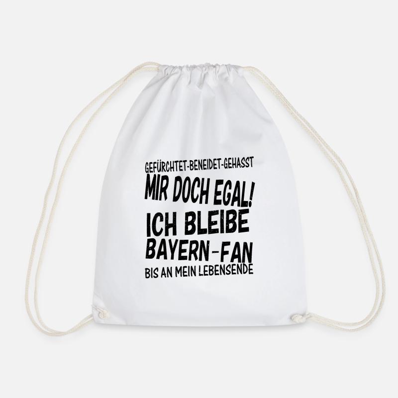 Bayern Fan Design - Turnbeutel - Weiß