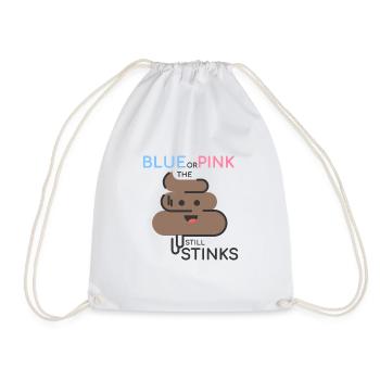 Junge oder Mädchen - Baby Party - Geschenk - Turnbeutel - Weiß - Vorne