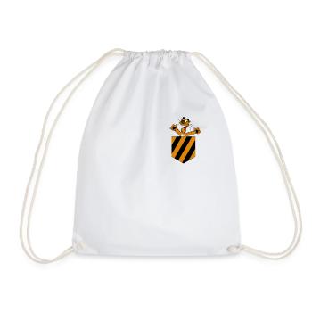 Funny Tiger T-Shirt Pocket Pocket Shirts - Drawstring Bag - white - Front