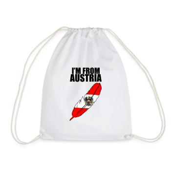 Je viens d'Autriche Autriche - Sac de sport léger - blanc - Devant