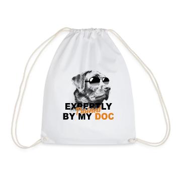 Formés par mon chien - Sac de sport léger - blanc - Devant