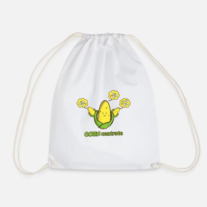 Sweet Corn! Mais Corn Spruch Geschenk Idee - Turnbeutel - Weiß