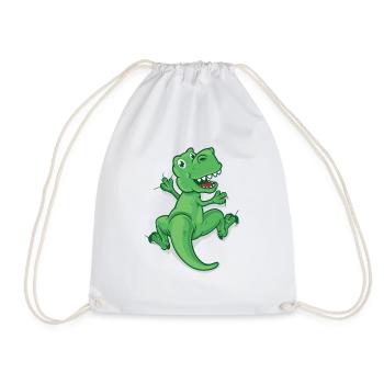 Escalade Dino T-Rex - Sac de sport léger - blanc - Devant