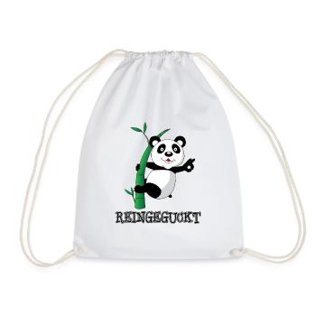 Regardez à l'intérieur des distractions de Panda Bear avec une carte-cadeau - Sac de sport léger - blanc - Devant