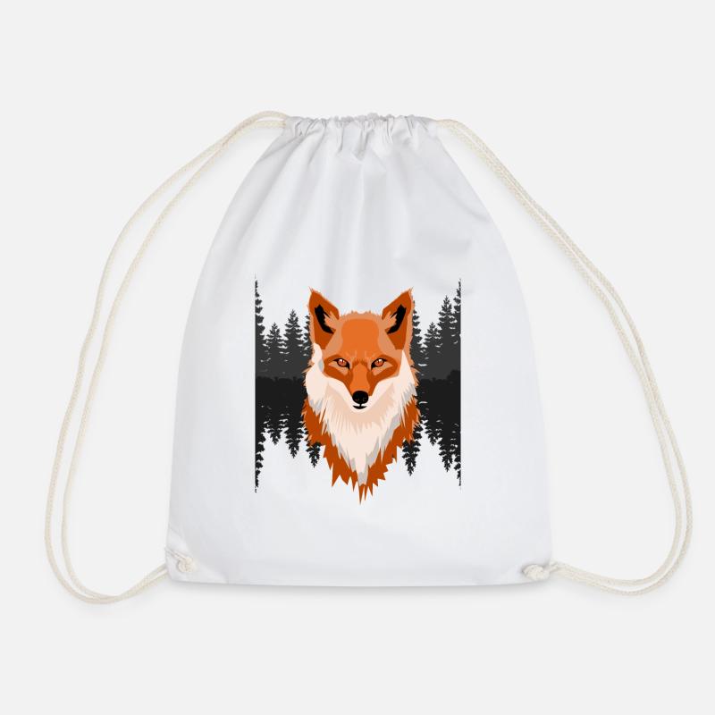 Der Fuchs aus dem Wald - Turnbeutel - Weiß