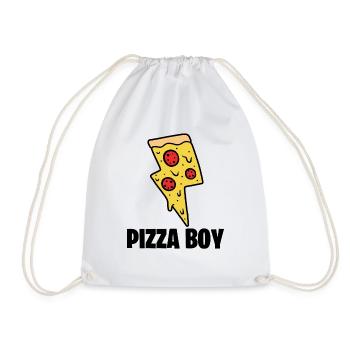 Pizza Boy - Turnbeutel - Weiß - Vorne