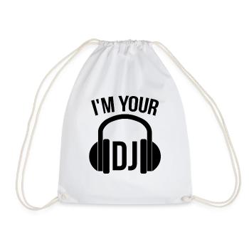 I'm your dj - Turnbeutel - Weiß - Vorne