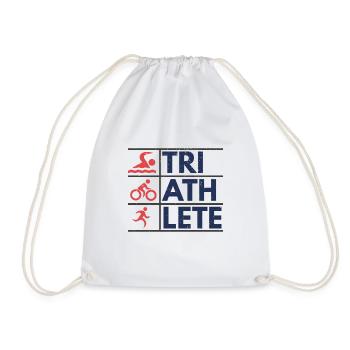 Triathlète v2 - Sac de sport léger - blanc - Devant