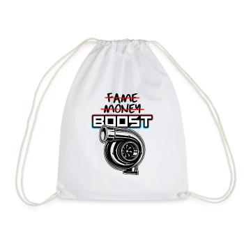 Boost Turbo Cars Tuning - Sac de sport léger - blanc - Devant