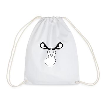 Halloween Emoji - Drawstring Bag - white - Front