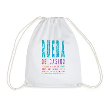 Salsa Tanz Rueda de Casino T-shirt Geschenk - Turnbeutel - Weiß - Vorne