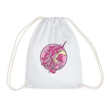 Belle Licorne - Sac de sport léger - blanc - Devant