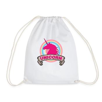 Chemise Licorne - Sac de sport léger - blanc - Devant
