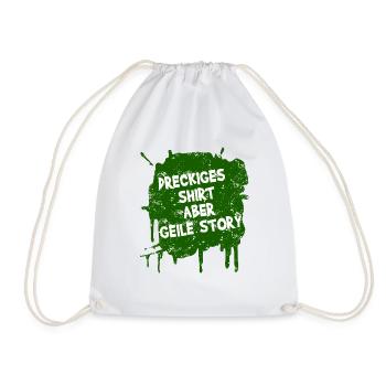 Saletés Sale sale saleté Histoire CV - Sac de sport léger - blanc - Devant