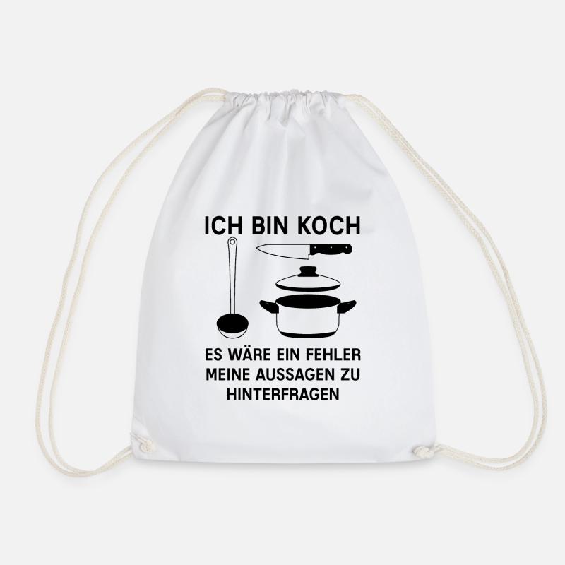 Koch - Turnbeutel - Weiß
