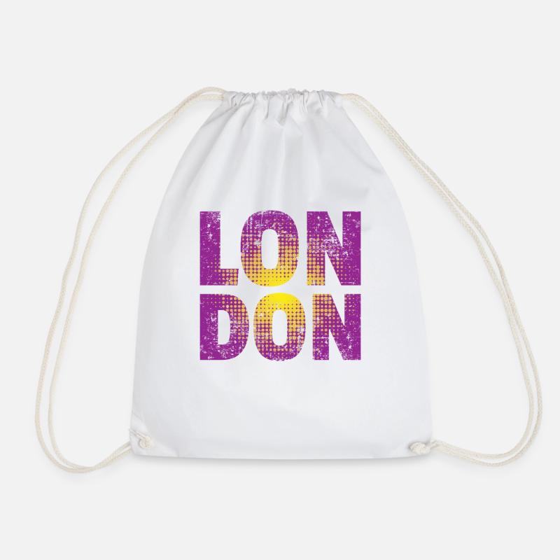London - Turnbeutel - Weiß