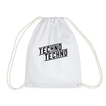 Techno Techno - Drawstring Bag - white - Front