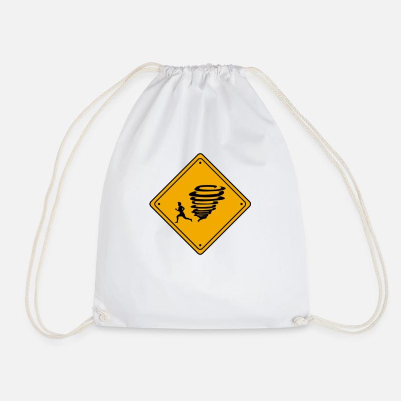 La tornade arrive - Sac de sport léger - blanc