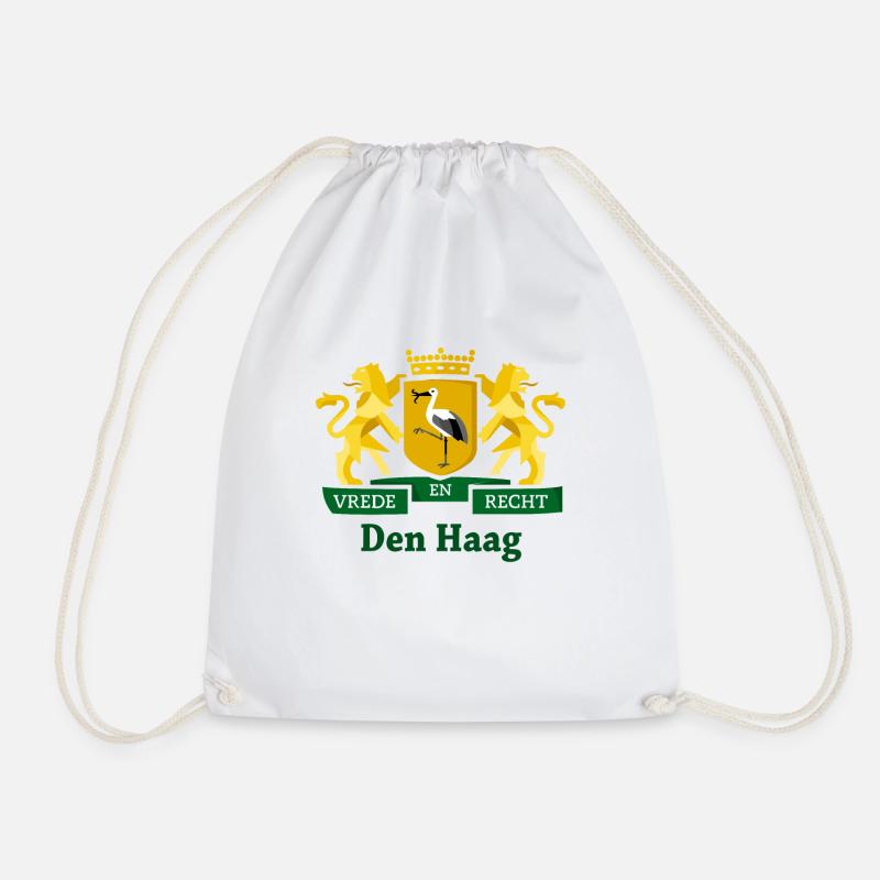 Den Haag - Turnbeutel - Weiß