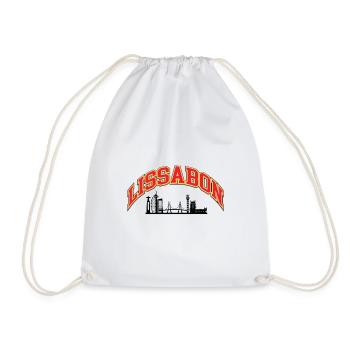 Lissabon - Portugal Shirt - Turnbeutel - Weiß - Vorne