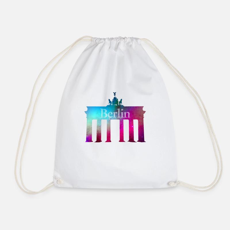 Brandenburger Tor Berlin - Turnbeutel - Weiß