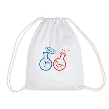 chemistry - Drawstring Bag - white - Front