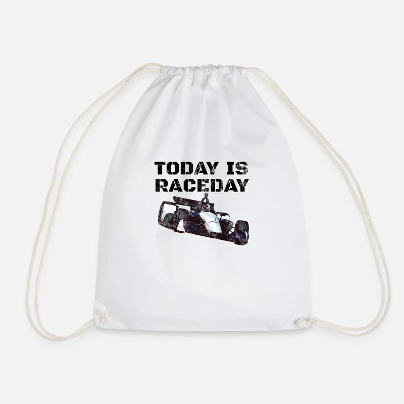 blockedTitle - Drawstring Bag - white