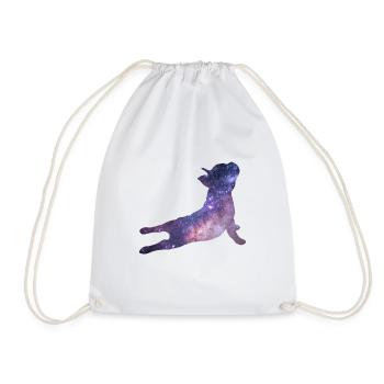 Espace Yoga Dog - Sac de sport léger - blanc - Devant