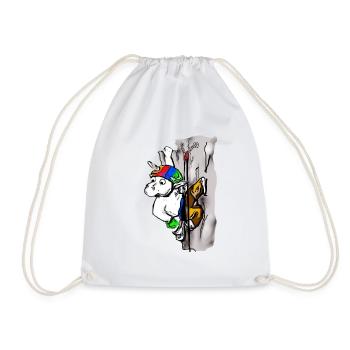 Licorne d'escalade - Sac de sport léger - blanc - Devant