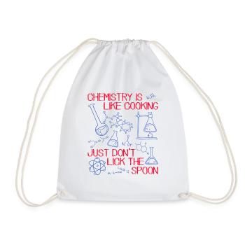 LA CHIMIE EST COMME LA CUISSON - Sac de sport léger - blanc - Devant