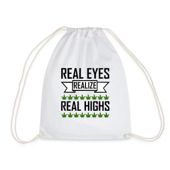 Weed - Drawstring Bag - white - Front