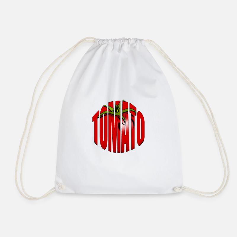 Tomate - Turnbeutel - Weiß