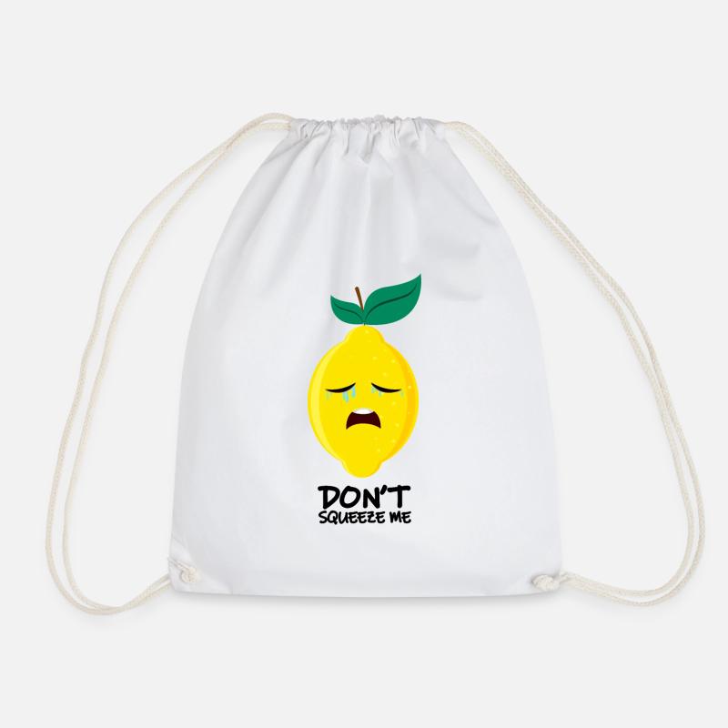 weinende Zitrone | crying lemon - Turnbeutel - Weiß
