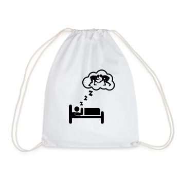 Wrestling catch catch dorm - Sac de sport léger - blanc - Devant