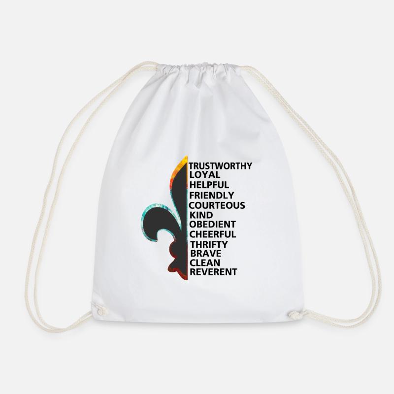 Scouts, Scouts, Nature Lovers - Tshirt - Drawstring Bag - white