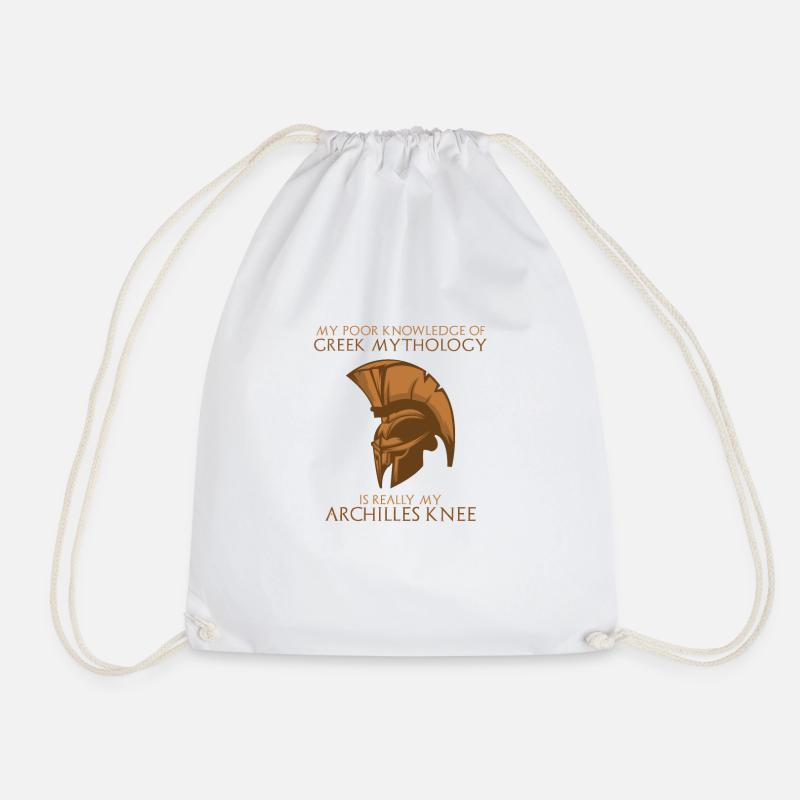 Greek mythology gift - Drawstring Bag - white