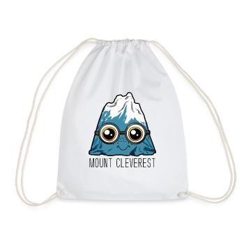 Mount Cleverest Everest Clever Schlau Intelligent - Sac de sport léger - blanc - Devant