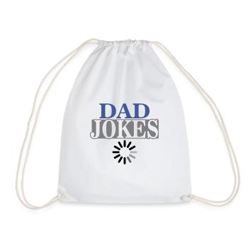 PAPA JOKES - Sac de sport léger - blanc - Devant