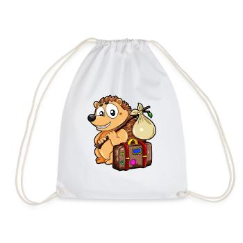 Hérissons itinérants Globe-trotter Valises Voyage Bande dessinée - Sac de sport léger - blanc - Devant
