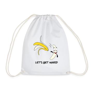 BanaNAKED - Turnbeutel - Weiß - Vorne