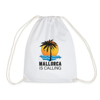 Mallorca is calling - Drawstring Bag - white - Front