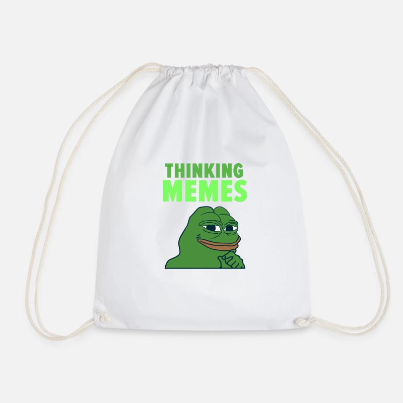Meme - Turnbeutel - Weiß