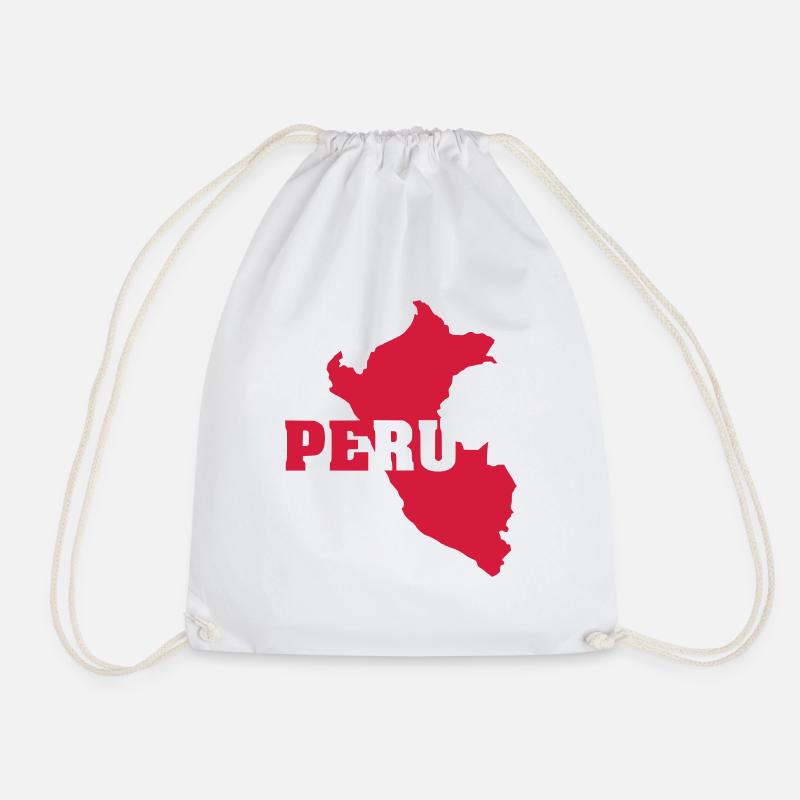 Pérou (ID: 002006) - Sac de sport léger - blanc