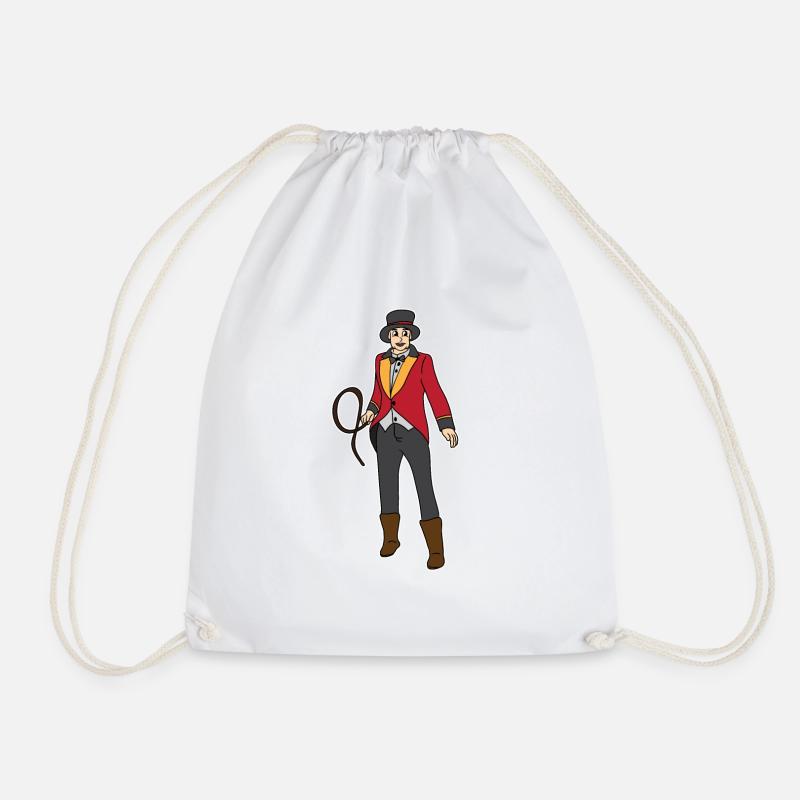 Ringmaster circus ringmaster daddy gift - Drawstring Bag - white