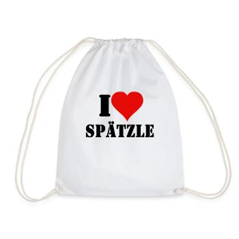 I Love Spaetzle - Turnbeutel - Weiß - Vorne