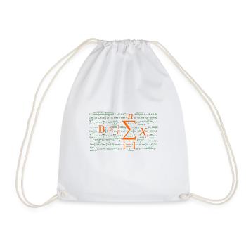 Be greater than Average - Drawstring Bag - white - Front